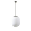 OSMONT TAN66432 TANIA P1 závěsné skleněné svítidlo nerez broušená / bílá IP40 3000 K 27W LED
