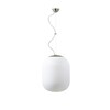 OSMONT TAN67316 TANIA L1 závěsné skleněné svítidlo nerez broušená / bílá IP40 3000 K 27W LED