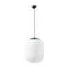 OSMONT TAN67352 TANIA S1 závěsné skleněné svítidlo černá / bílá IP40 3000 K 27W LED