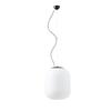 OSMONT TAN67804 TANIA L1 závěsné skleněné svítidlo černá / bílá IP40 4000 K 27W LED