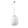 OSMONT TAN67834 TANIA L2 závěsné skleněné svítidlo mosaz leštěná / bílá IP40 4000 K 41W LED DALI