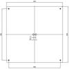 OSMONT TIL52121 TILIA 3 stropní/nástěnné plastové svítidlo IP44 4x25W E27