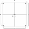 OSMONT TIL52612 TILIA C3 stropní/nástěnné plastové svítidlo bílá / bílo - černá IP44 4x25W E27