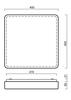 OSMONT TIL53429 TILIA 2 stropní/nástěnné plastové svítidlo IP54 3000 K 34W LED HF