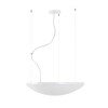 OSMONT TIT52035 TITAN L4 závěsné plastové svítidlo bílá IP40 4x25W E27