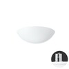 OSMONT TIT52506 TITAN V1 stropní/nástěnné plastové polovestavné svítidlo bílá IP44 25W E27 HF