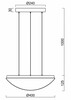 OSMONT TIT68000 TITAN LE2 závěsné plastové svítidlo bílá IP40 3000 K 24W LED