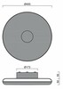 OSMONT ZET60028 ZETA 1 PF stropní/nástěnné plastové svítidlo šedá / bílá IP40 3000 K 31W LED
