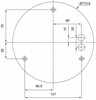 OSMONT ZET60038 ZETA 2 PF stropní/nástěnné plastové svítidlo černá IP40 3000 K 38W LED
