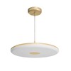 OSMONT ZET60066 ZETA ST2 FP závěsné plastové svítidlo zlatá / bílá IP40 3000 K 38W LED
