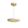 OSMONT ZET60078 ZETA ST1 PF závěsné plastové svítidlo zlatá / bílá IP40 3000 K 31W LED