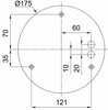 OSMONT ZET60574 ZETA ST1 PF závěsné plastové svítidlo černá IP40 4000 K 31W LED