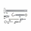 Paulmann Lankový systém Light Easy montážní upínací set 4ks 165mm chrom kov 178.34 P 17834