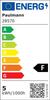 PAULMANN LED AGL 4,5W E27 čirá 230 V 3-krokové-stmívatelné 285.70 P 28570