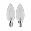 PAULMANN LED svíčka 3 W E14 mat teplá bílá 2ks-sada 286.36 P 28636