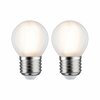 PAULMANN LED kapka 5 W E27 mat teplá bílá 2ks-sada 286.39 P 28639