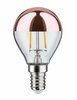 PAULMANN LED kapka 2,6 W E14 zrcadlový svrchlík měď teplá bílá 286.65