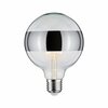 PAULMANN LED Globe 6,5 W E27 kruhové zrcadlo stříbrná teplá bílá stmívatelné 286.81