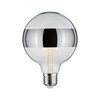 PAULMANN LED Globe 6,5 W E27 kruhové zrcadlo stříbrná teplá bílá stmívatelné 286.81