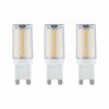 PAULMANN LED 3ks-sada Non Dim G9 230V 3x250lm 3x2,5W 2700K čirá