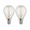 PAULMANN LED kapka Filament E14 230V 2x250lm 2x2,7W 2700K čirá