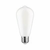 PAULMANN Klasická White LED žárovka ST64 E27 7W 2700K stmívatelné opál