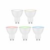PAULMANN Standard 230V Smart Home Zigbee 3.0 LED reflektor GU10 4,8W RGBW+ stmívatelné bílá mat