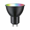 PAULMANN Standard 230V Smart Home Zigbee 3.0 LED reflektor GU10 4,8W RGBW+ stmívatelné černá mat