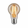 PAULMANN 1879 Filament 230V 3-krokové-stmívatelné LED žárovka E27 6W 1800K stmívatelné zlatá