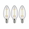 PAULMANN Eco-Line Filament 230V LED svíčka E14 3ks-sada 98mm 2,5W 3000K čirá