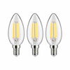 PAULMANN Eco-Line Filament 230V LED svíčka E14 3ks-sada 98mm 2,5W 3000K čirá