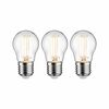 PAULMANN Eco-Line Filament 230V LED kapka E27 3ks sada 80 mm 2,5W 3000K čirá