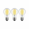 PAULMANN Eco-Line Filament 230V LED žárovka E27 3ks-sada 5W 3000K čirá