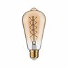PAULMANN Rustic Shine Standard 230V LED žárovka E27 Filament S-Form 4,2W 1800K stmívatelné zlatá