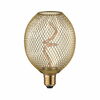 PAULMANN Kovic Glow Standard 230V LED Globe E27 4W 1800K stmívatelné mosaz