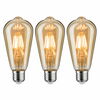 PAULMANN 1879 set LED žárovka Rustika E27 230V 3x6W 1700K stmívatelné zlatá