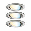 PAULMANN Startovací sada Smart Home smik Gateway nástěnný ovladač + LED vestavné svítidlo Nova Plus Coin základní sada výklopné měnitelná bílá