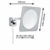 Paulmann kosmetické zrcadlo Bela LED 1x5,7W teplá bílá IP44 Chrom/Bílá 704.68 P 70468