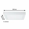 Paulmann stropní svítidlo Lunar LED Panel 17,2 W Bílá mat, hliník 706.46 P 70646