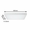 Paulmann stropní svítidlo Lunar LED Panel 27,4 W Bílá mat, hliník 706.47 P 70647