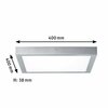 Paulmann stropní svítidlo Lunar LED Panel 21,8 W Chrom mat, hliník 706.51 P 70651