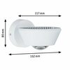 PAULMANN LED nástěnné svítidlo Sabik IP44 13W bílá mat stmívatelné 709.46 P 70946