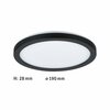 PAULMANN LED Panel Atria Shine kruhové 190mm 1340lm 3000K černá