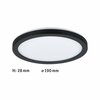 PAULMANN LED Panel Atria Shine kruhové 190mm 1340lm 4000K černá