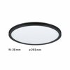 PAULMANN LED Panel Atria Shine kruhové 293mm 2000lm 4000K černá