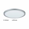 PAULMANN LED Panel Atria Shine kruhové 293mm 1800lm RGBW matný chrom