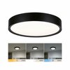 PAULMANN Selection Bathroom LED stropní svítidlo Tega IP44 CCT 230V 22,5W černá mat