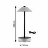 PAULMANN Mobilní stolní lampa Pellini CCT 2W béžová/černá mat