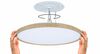 PAULMANN LED Panel Atria Shine IP44 kruhové 398mm 20,8W CCT design dřevo dub