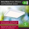 PAULMANN LED Panel Atria Shine IP44 hranaté 190x190mm 8W 3000 - 6500K bílá